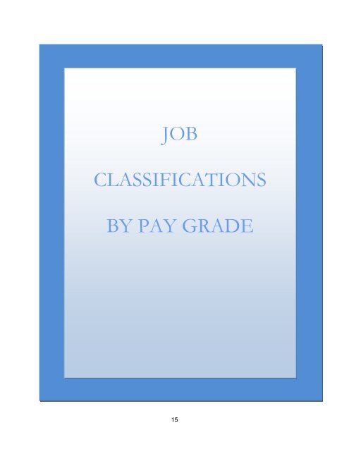 Pay and Classification Plan - City of Boca Raton