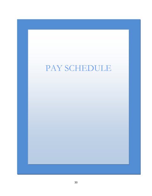 Pay and Classification Plan - City of Boca Raton