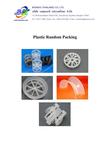 Plastic Random Packing - Bosnax (Thailand) co., ltd.