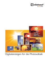 ProduktÃ¼bersicht (pdf, 1.4 MB) - Siebert Industrieelektronik GmbH