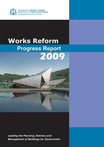 Works Reform - Department of Finance - The Western Australian ...