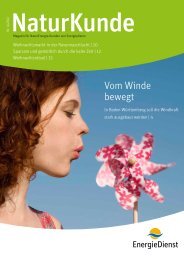 NaturKunde Ausgabe 4-12 - EnergieDienst AG