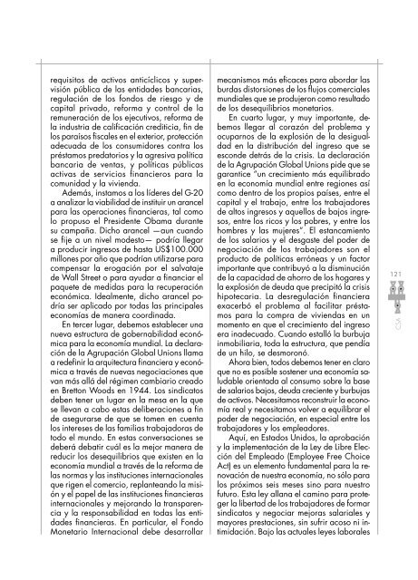 SINDICATOS 2009. ESTRATEGIAS FRENTE A LA CRISIS ...