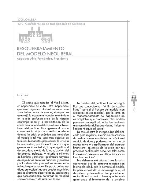 SINDICATOS 2009. ESTRATEGIAS FRENTE A LA CRISIS ...