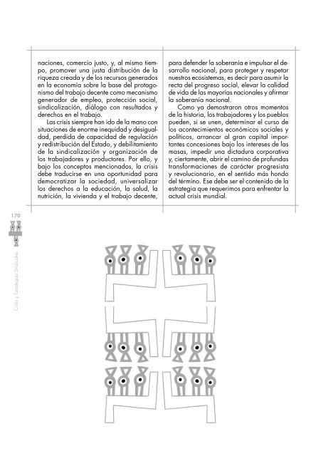 SINDICATOS 2009. ESTRATEGIAS FRENTE A LA CRISIS ...