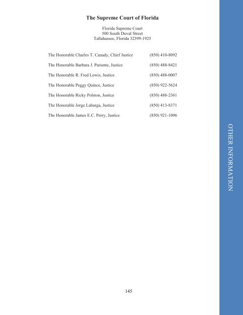 Directory of The Florida House of Representatives Speaker Dean ...