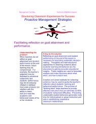 Reflection on goal attainment