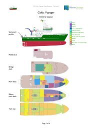 Celtic Voyager Specifications & Layout