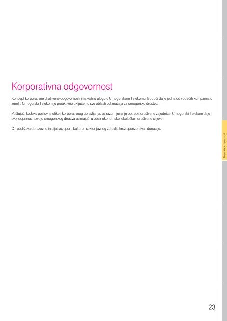 2009. godina - Crnogorski Telekom