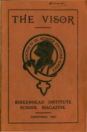1947 - Xmas - Birkenhead Institute Old Boys
