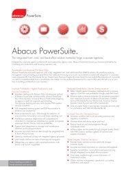 Abacus PowerSuite - Abacus Distribution Systems (Hong Kong)