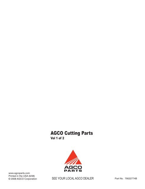 A G C O C utting P arts - AGCO Parts