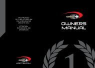 OWNERS MANUAL - CRG