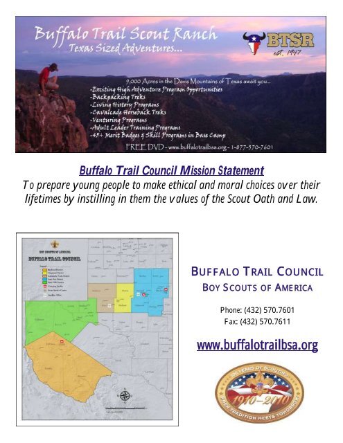 BTSR High Adventure Catalog - Buffalo Trail Council