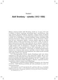 Adolf Bromberg – sylwetka (1912–1956) - Teologia Polityczna