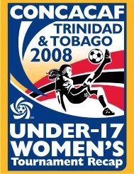 Womens U-17 Championship 2008 - CONCACAF.com