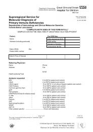 Referral form for Molecular PID - Great Ormond Street Hospital ...