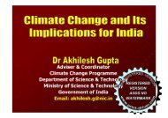 Climate Change and its Implications for India - UP Academy