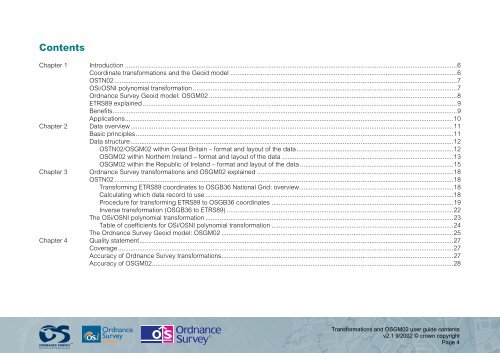 Transformations and OSGM02 user guide - Leica Geosystems