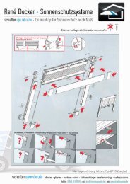 Montageanleitung Dachfenster-Plissee Typ DF10 Comfort