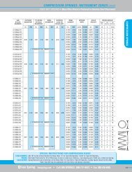 compression springs: instrument series (inch) - Lee Spring Ltd