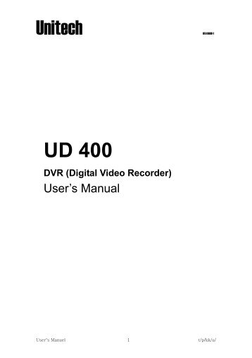 DVR - Unitech