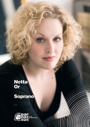 Netta Or Soprano - Parnassus