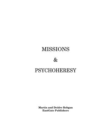 M & PH PAM web - Introduction to Psychoheresy Awareness Ministries