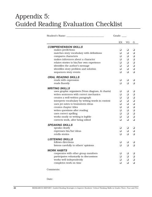 Guided Reading Strategies to Improve Students - Dr. Stirling ...