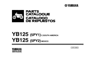 YB125 (5PY2)MEXICO - Yamaha Motor de MÃƒÂ©xico