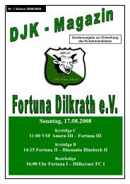 Heft 1 - Fortuna Dilkrath