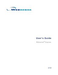 User's Guide - Websense Knowledge Bases