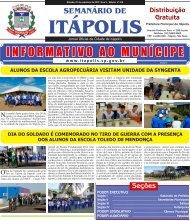 INFORMATIVO AO MUNÃCIPE - Prefeitura Municipal de ItÃ¡polis