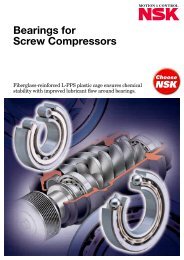 Bearings for Screw Compressors