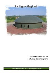 DOSSIER PEDAGOGIQUE Ã  l'usage des enseignants - Ligne maginot