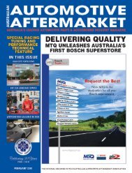 AM MAGAZINE SHELL - Australian Automotive Aftermarket Magazine