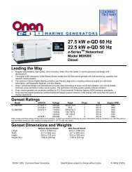 27.5 kW e-QD 60 Hz 22.5 kW e-QD 50 Hz - Electric Generators