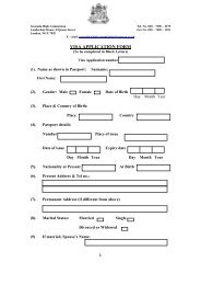 VISA APPLICATION FORM