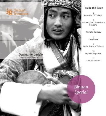 Bhutan Special - Tourism Portfolio