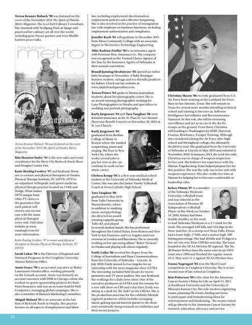 Marian Magazine - Marian High School