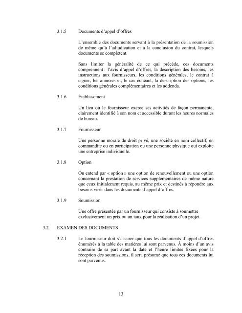 Appel d'offres fondé uniquement sur un prix pour l'octroi d'un contrat ...