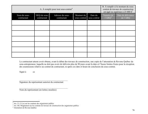 Appel d'offres fondé uniquement sur un prix pour l'octroi d'un contrat ...