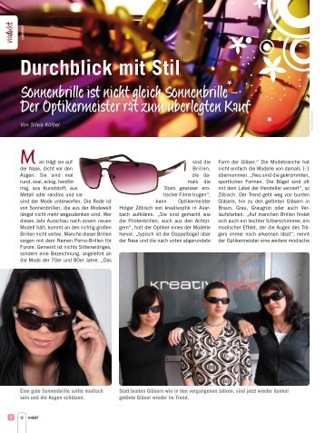 Durchblick mit Stil - kreativ optik Auerbach