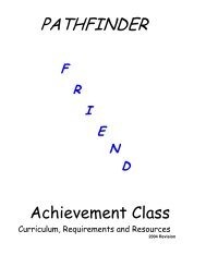 Friend - First Achievement Class - SDA General Conference Youth ...