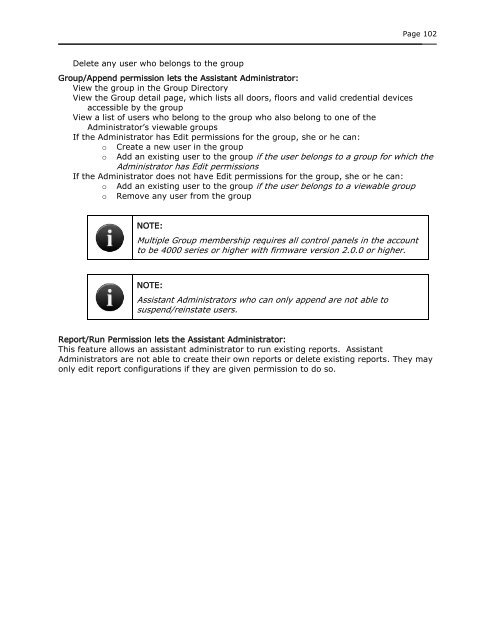 ACS WebService Administrator Manual - Brivo Systems