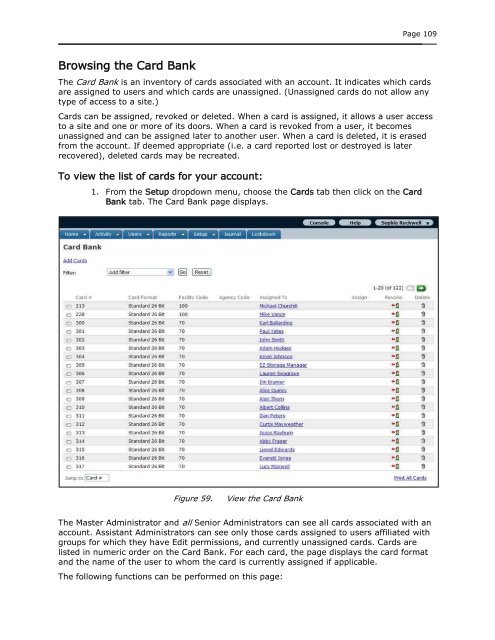 ACS WebService Administrator Manual - Brivo Systems