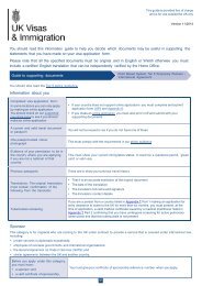 Supporting documents guidance - Tier 5 - UK Border Agency