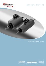 Magnetic SySteMS HigH POWeR Line - Kendrion