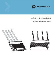 AP-51xx Access Point Product Reference Guide (Part