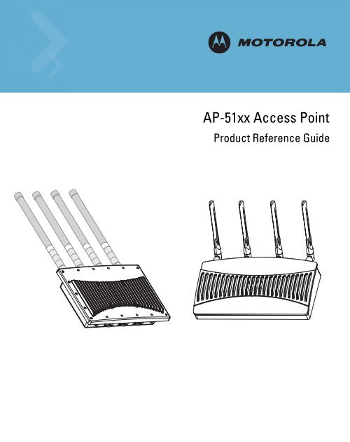 AP-51xx Access Point Product Reference Guide (Part